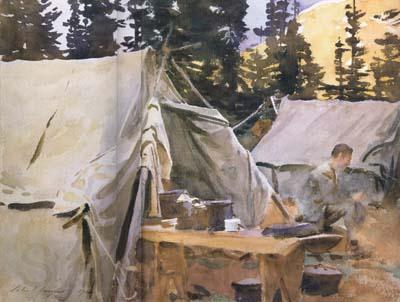 John Singer Sargent Camp at Lake O'Hara (mk18) France oil painting art